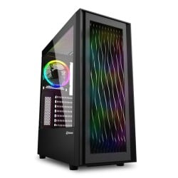 ATX Semi-Tower Gehäuse Sharkoon RGB Wave Schwarz