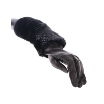 Dolce & Gabbana Elegante ellbogenlange Lederhandschuhe