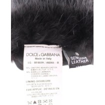 Dolce & Gabbana Elegante ellbogenlange Lederhandschuhe