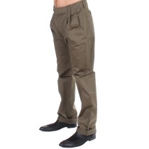 GF Ferre Elegante grüne Komfort-Hose in gerader Passform