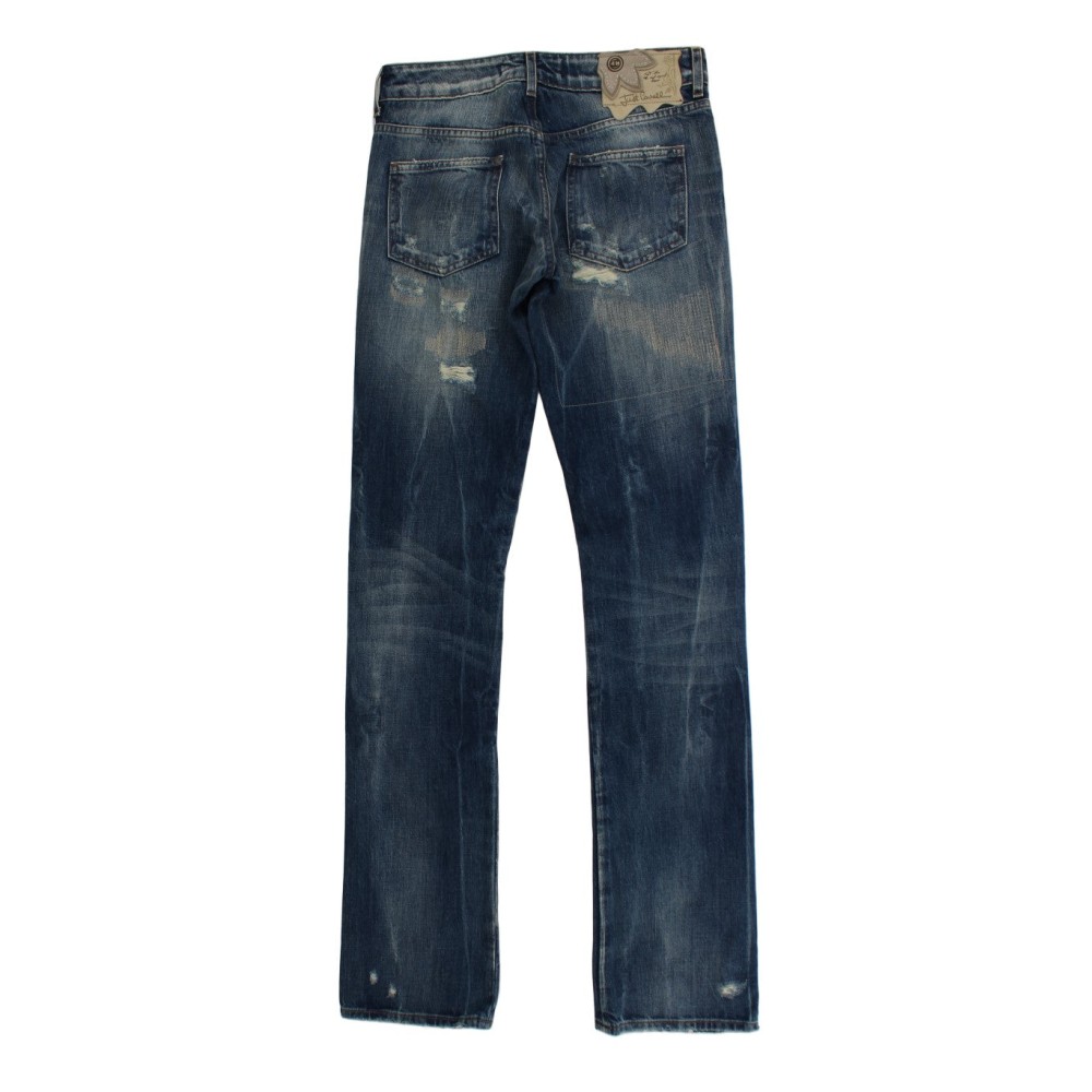 Cavalli Elegante Jeans in Schlaghosenform aus blauem Denim