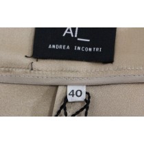 Andrea Incontri Eleganter knielanger Faltenrock aus Seide