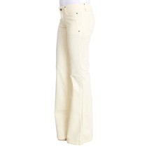 Costume National Schicke Off-White Flared Designer Jeans