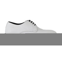 Dolce & Gabbana Elegante weiße formelle Lederschuhe