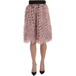 Dolce & Gabbana Breiter Rock mit elastischer Taille und hoher Mode