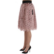Dolce & Gabbana Breiter Rock mit elastischer Taille und hoher Mode