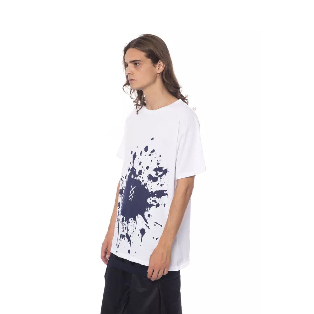 Nicolo Tonetto Weißes Baumwolle Männer T-Shirt