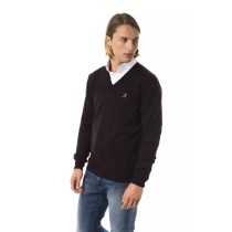 Uominitaliani Brauner Pullover aus Merinowolle für Männer