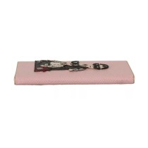 Dolce & Gabbana Schicke rosa Leder-Powerbank