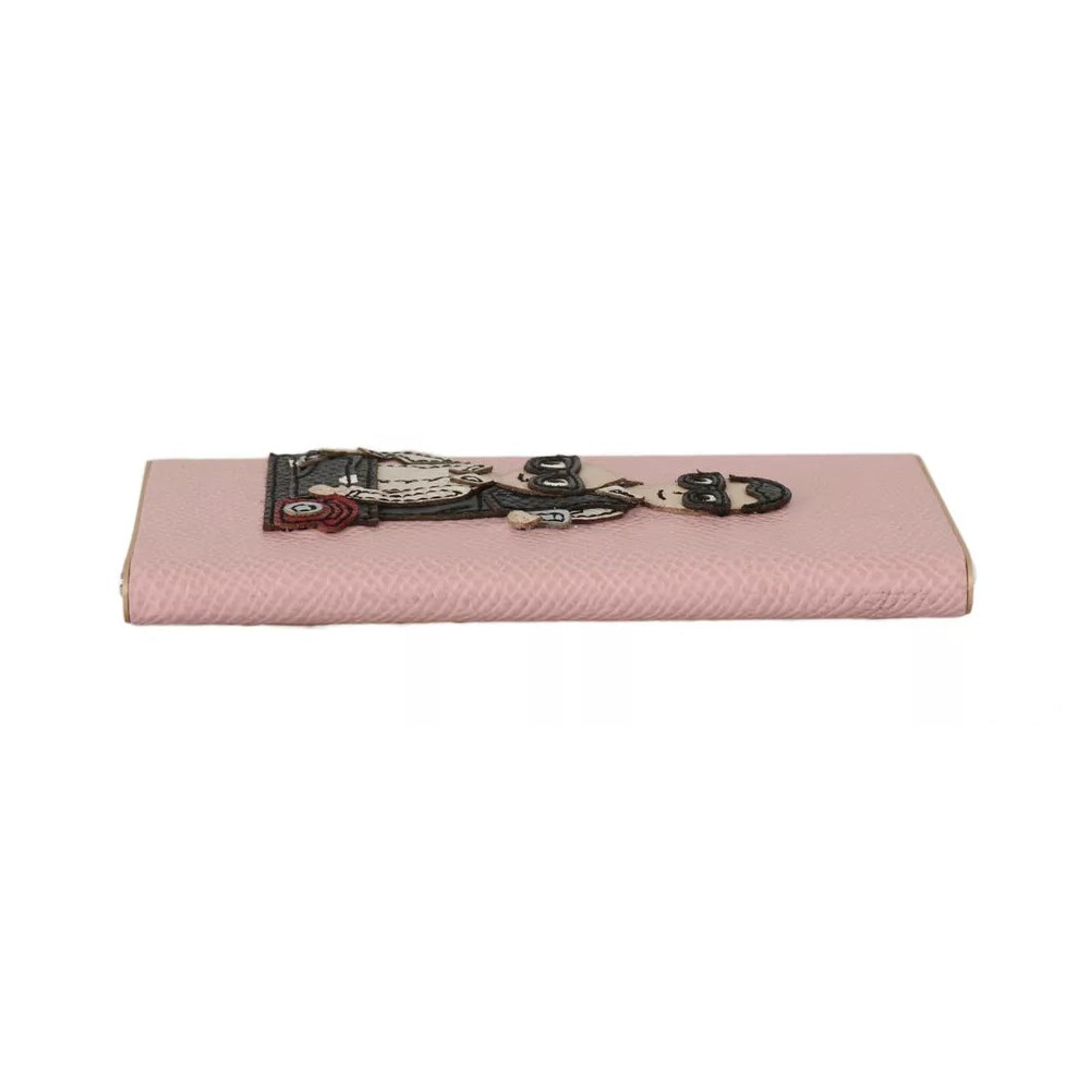 Dolce & Gabbana Schicke rosa Leder-Powerbank