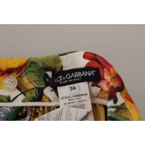 Dolce & Gabbana Eleganter grauer karierter Zweireiher-Mantel