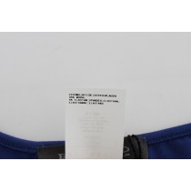 Ermanno Scervino Elegantes blaues T-Shirt mit Rundhalsausschnitt und Logo-Detail