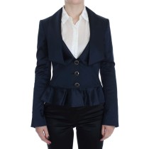 Exte Elegante blaue Blazerjacke mit Designerflair