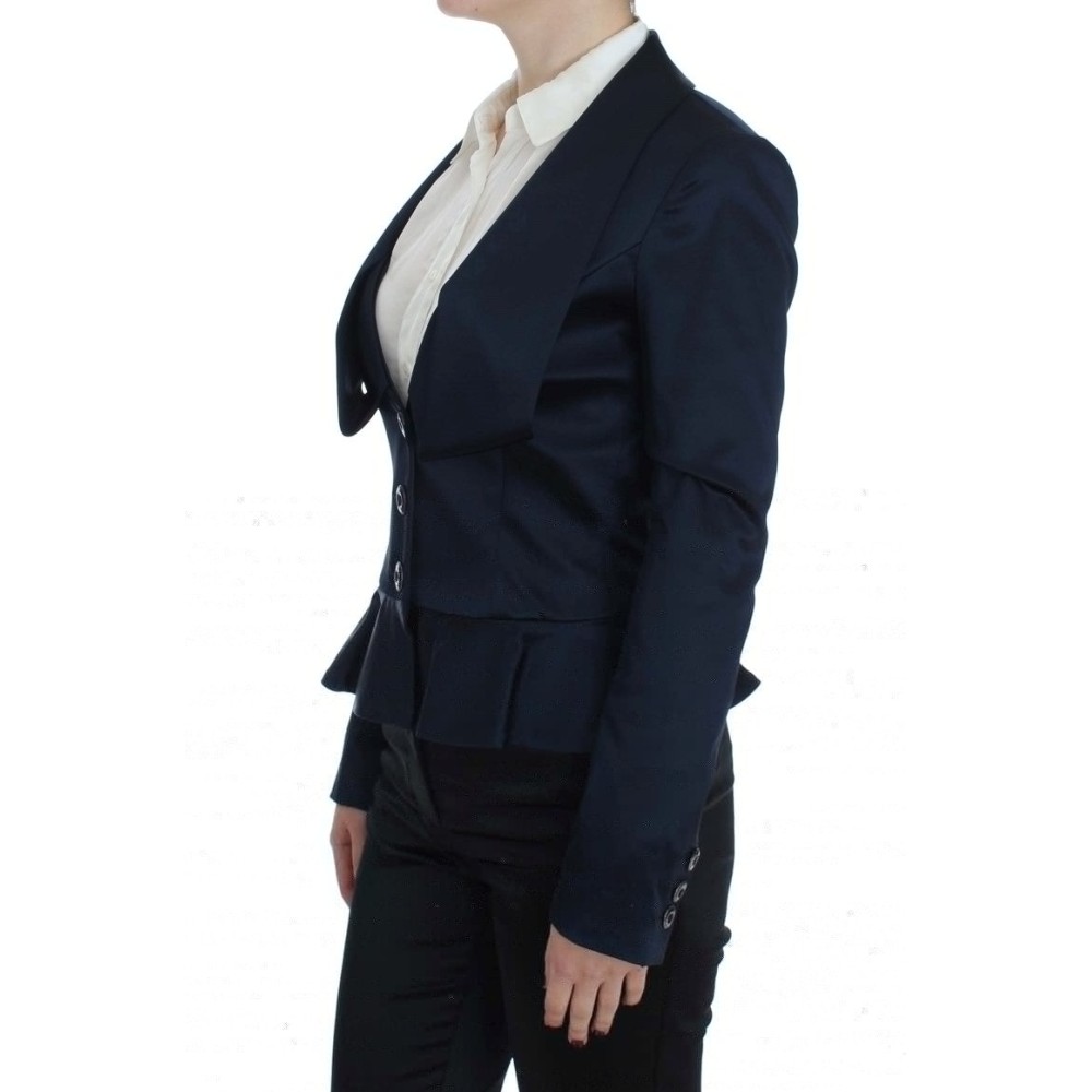 Exte Elegante blaue Blazerjacke mit Designerflair