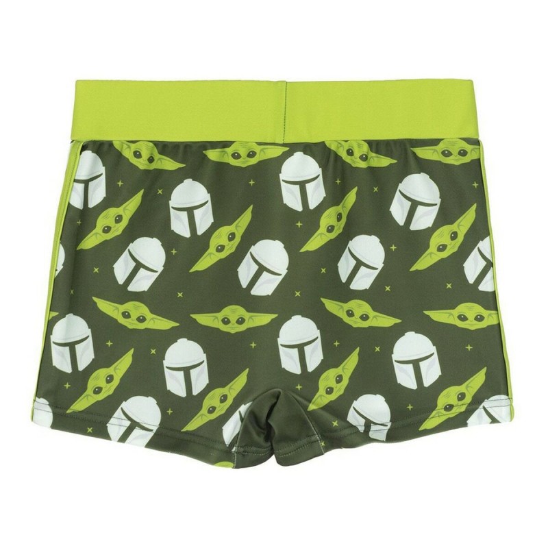 Boxer de Bain pour Enfants The Mandalorian Vert