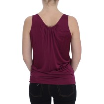 PLEIN SUD Elegante lila Rayon Cami Bluse