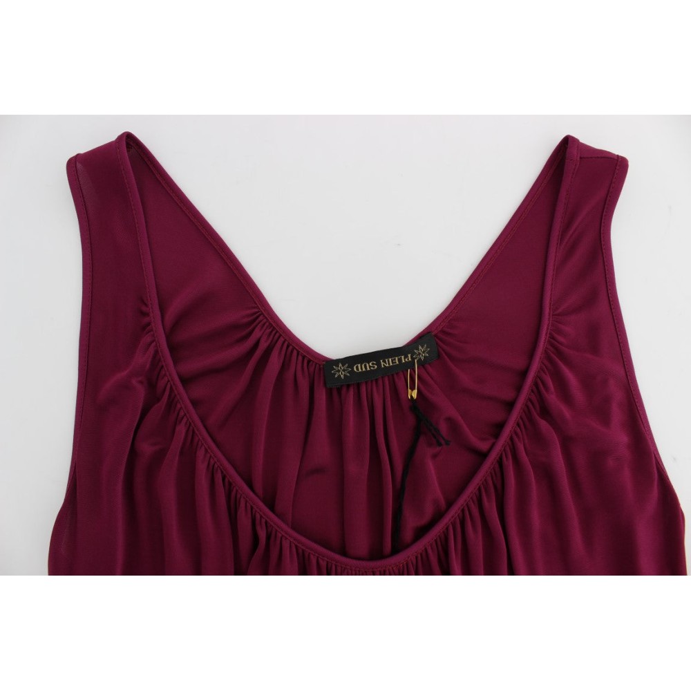 PLEIN SUD Elegante lila Rayon Cami Bluse