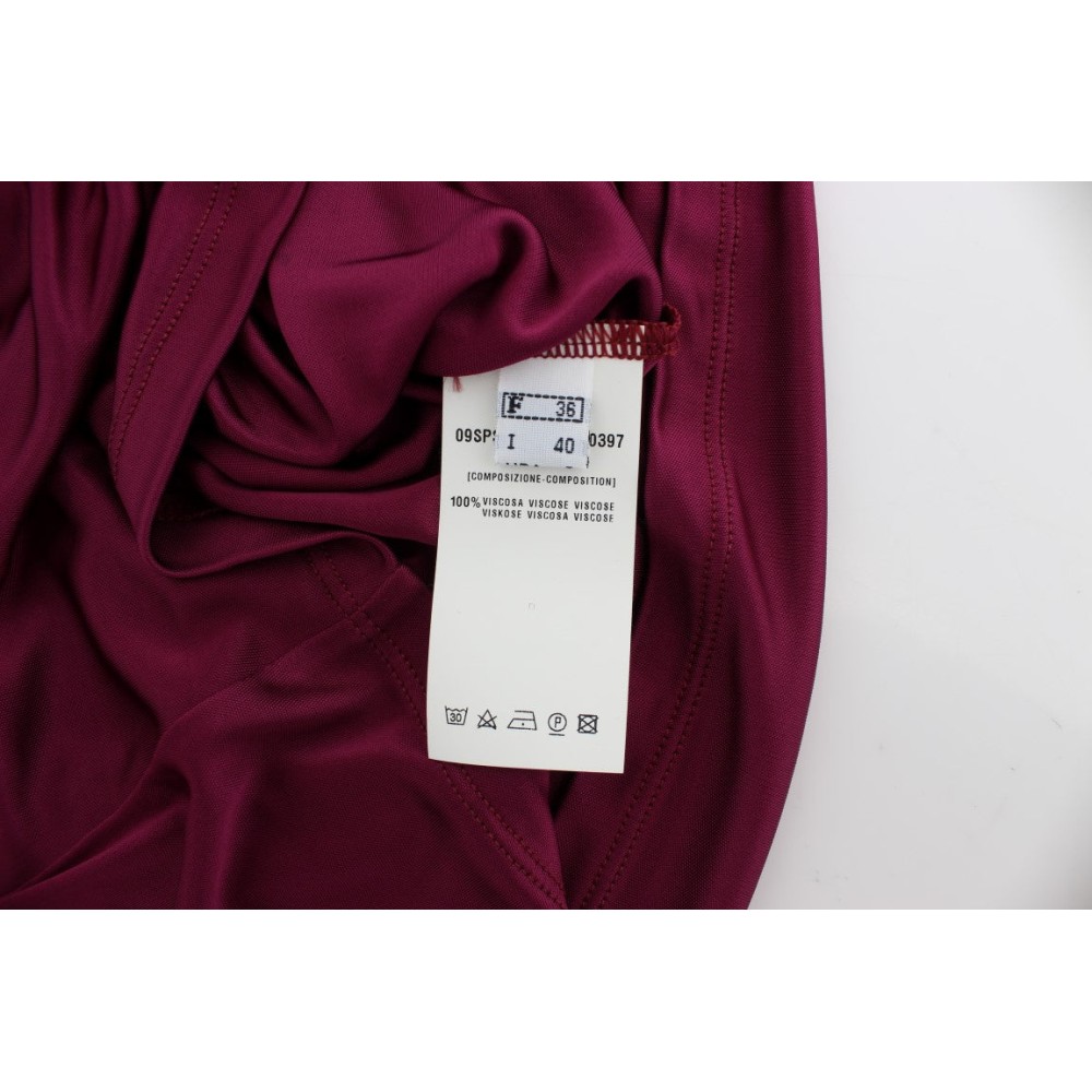 PLEIN SUD Elegante lila Rayon Cami Bluse