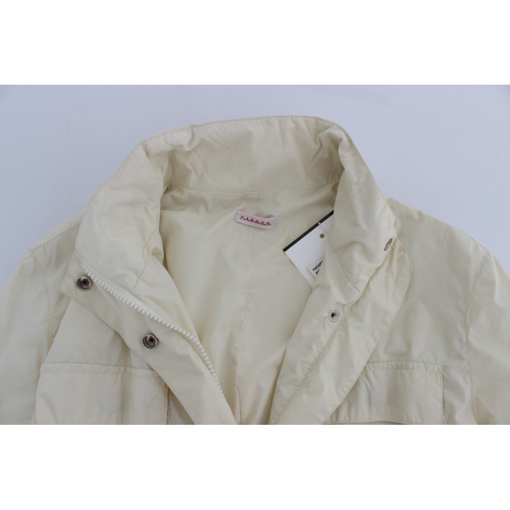 P.A.R.O.S.H. Chic Beige Trenchcoat Mantel