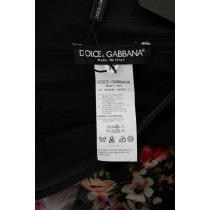 Dolce & Gabbana Elegantes florales Etuikleid aus mehrfarbiger Seidenmischung