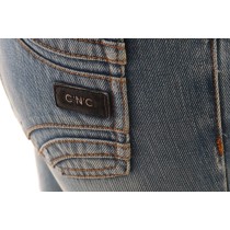 Costume National Chic Classic Fit Straight Blue Jeans