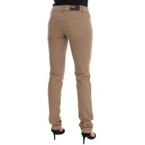 Costume National Beige Super Slim Fit Denim Delight