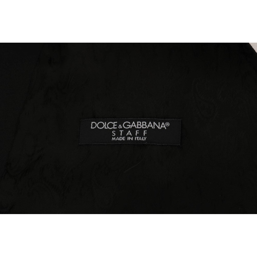Dolce & Gabbana Schlichte schwarze einreihige Weste