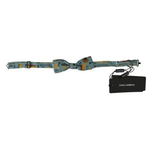 Dolce & Gabbana Elegante mintgrüne Jazz Club Seidenfliege