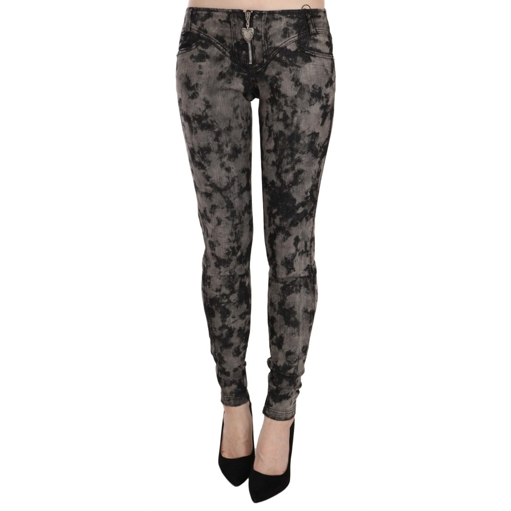 Just Cavalli Elegante Skinny-Denim-Hose mit niedriger Taille