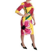 Dolce & Gabbana Bronze Bodycon Etuikleid Mini Dress
