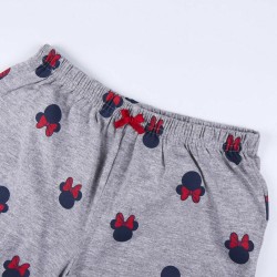 Sommer-Schlafanzug Minnie Mouse Dunkelblau Grau