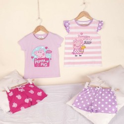 Pyjama D'Été Peppa Pig Rose