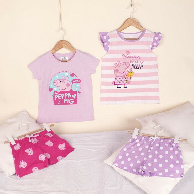 Summer Pyjama Peppa Pig Pink