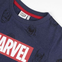 T shirt à manches courtes Enfant Marvel Bleu foncé