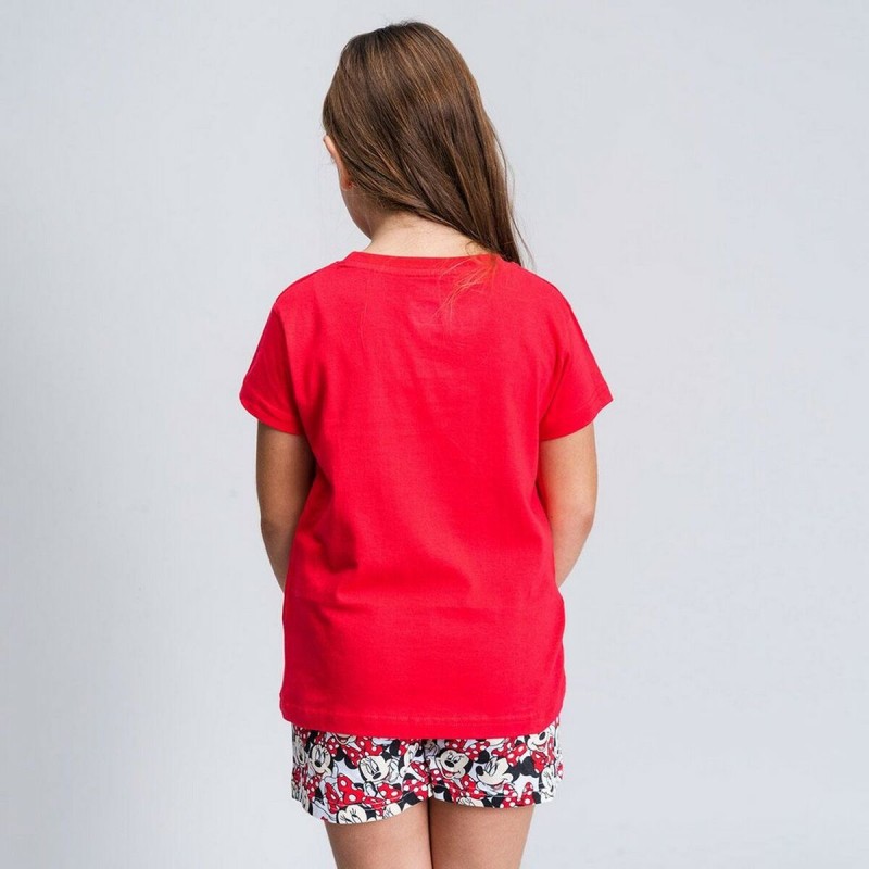 Pyjama D'Été Minnie Mouse Rouge