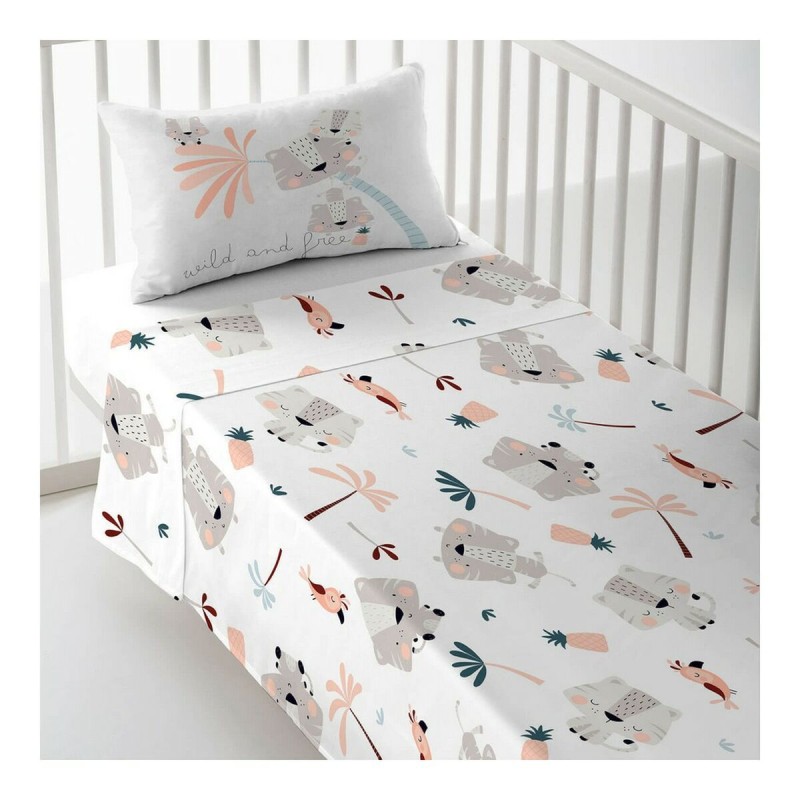 Drap de lit de bébé Cool Kids Wild And Free B 100 x 130 cm