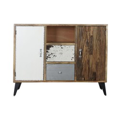 Sideboard DKD Home Decor Metal Mango wood (140 x 40 x 111 cm)