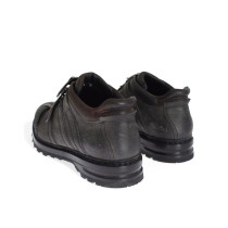 Dolce & Gabbana Elegante graue Lederstiefeletten