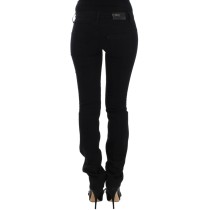 Costume National Elegante schwarze Straight Leg Jeans