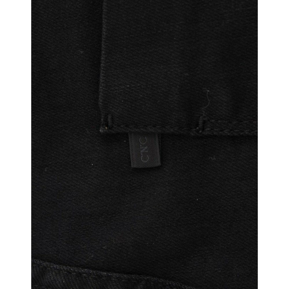 Costume National Elegante schwarze Straight Leg Jeans