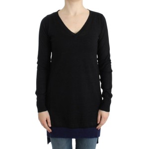 Costume National Leichter Pullover mit elegantem V-Ausschnitt