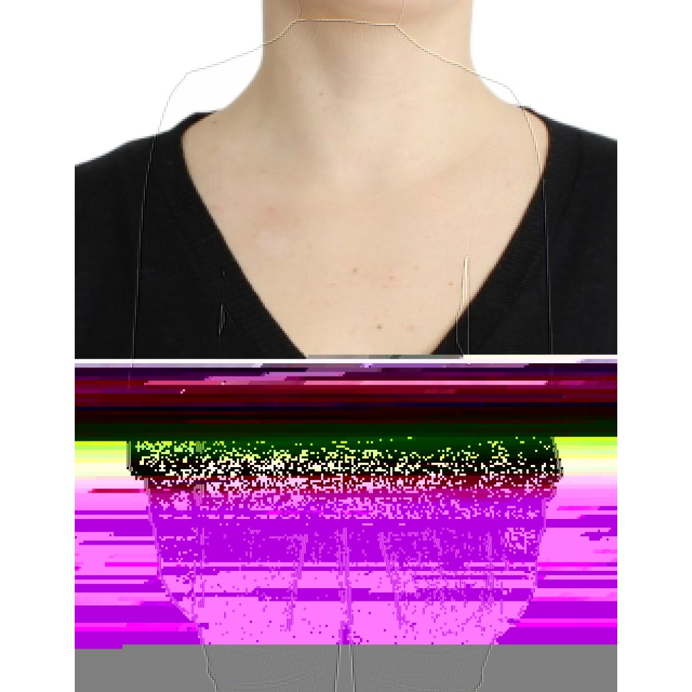 Costume National Leichter Pullover mit elegantem V-Ausschnitt