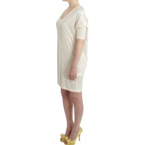 Costume National Schickes Weißes Modal-Kleid über dem Knie