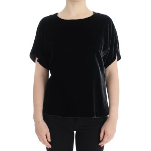 Dolce & Gabbana Bezauberndes Kurzarm-Top aus Samt