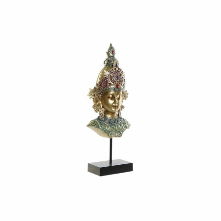 Deko-Figur DKD Home Decor Bunt Gold Buddha Orientalisch 15 x 7 x 38 cm