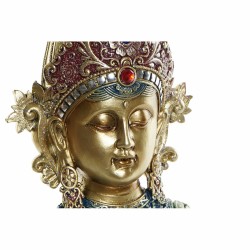 Deko-Figur DKD Home Decor Bunt Gold Buddha Orientalisch 15 x 7 x 38 cm