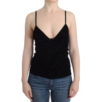 Ermanno Scervino Elegantes schwarzes Cami-Dessous-Top