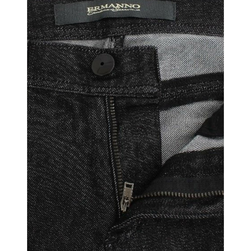 Ermanno Scervino Schicke schwarze Slim Skinny Jeans