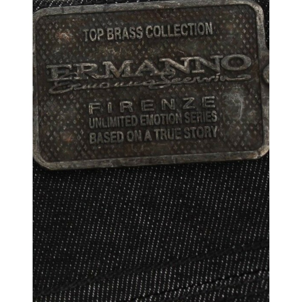 Ermanno Scervino Schicke schwarze Slim Skinny Jeans