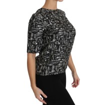 Ermanno Scervino Schwarzes Nylon-Minikleid mit Spitzeneinsatz